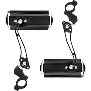 Espejo retrovisor de aluminio para manillar de bicicleta, ajustable para bicicletas de montaña, espejo de aleación roja con superficie reflectante - Product Image 5