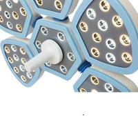 Lampe chirurgicale électrique manuelle à tête unique, LED, réglable, montage certifié CE, sans ombre, pétales en plastique et métal