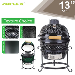 Parrilla Kamado de Cerámica Auplex de 13 a 18 Pulgadas, Verde, <span class=keywords><strong>Asador</strong></span> de Carbón, Ahumador, Parrilla para Barbacoa - Product Image 6