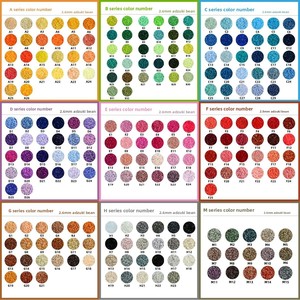 Lot de recharge de perles fusionnelles 304 pleine couleur de 2,6 mm, 1000 pièces, emballage soigné en sachet, même style que les perles Perler, expédition possible - Product Image 1