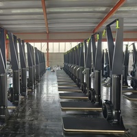 Máquina de esquí aeróbica comercial con equipo de fitness cardiopulmonar resistente al viento