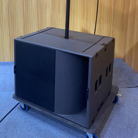 Adjust Fins Pa Equipo profesional Música Sonido Audio Altavoces line array de 15 pulgadas Sistema de subwoofer de graves de 21 pulgadas