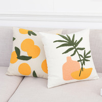 Housse de coussin carrée marocaine de luxe moderne Innermor, broderie géométrique 3D, portable pour la maison, l'hôpital, l'hôtel