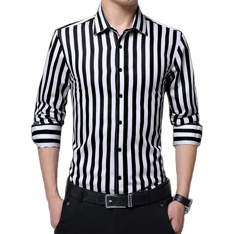 Best Selling 100% cotton Work Shirt Office Casual Wear Long Sleeve Formal Dress Men's Shirt