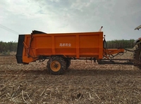 Machine de transformation agricole tracteur conduit canne à sucre légume jardin engrais Composter épandeur de résidus