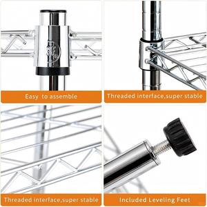 חוט אמבטיה אחסון לכרום חוט מדף אחסון לכרום מדפים כרום מדפים מצופים כרום מדפים מצופים כרום - Product Image 6