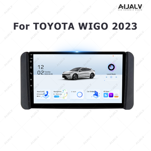 Aijia 2din Head Unit Kit telaio auto 9 pollici per FAW <span class=keywords><strong>TOYOTA</strong></span> WIGO AGYA(GR) 2023 Android Car Audio Radio Stereo cornice Fascia - Product Image 2