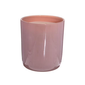 Benutzer definierte Luxus 8oz 10oz 12oz Runde breite leere farbige Glas Kerzen glas mit Deckel und Geschenk box Kerzenhalter Votive Tee licht glas - Product Image 2