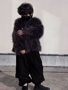 Pedido de Muestra al por Mayor: Abrigo Largo de Piel Sintética Macaron Colorido y Cálido de Invierno para Niñas, de Manga Larga, OEM - Product Image 3