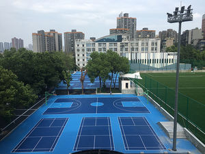 Alfombrilla <span class=keywords><strong>de</strong></span> suelo multiusos con absorción <span class=keywords><strong>de</strong></span> impacto SPU, <span class=keywords><strong>cancha</strong></span> <span class=keywords><strong>de</strong></span> baloncesto/bádminton/<span class=keywords><strong>Tenis</strong></span> - Product Image 4