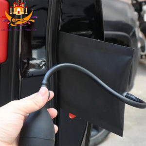 أداة فتح نوافذ السيارات المحمولة القابلة للنفخ من البلاستيك PVC TPU باللون الأسود، متينة ومبطنة، متوسطة الحجم - Product Image 3