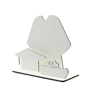 Marco de fotos para decoración de fiesta de graduación, conjunto de capa de MDF para regalo de graduación, sublimación en blanco - Product Image 4