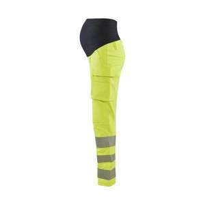 BLAKLADER - 710016423399L Pantalones premamá elásticos de 4 vías hi-Vis para mujer Amarillo/Negro-EAN 7330509695074 ROPA DE TRABAJO DE 2017 - Product Image 5