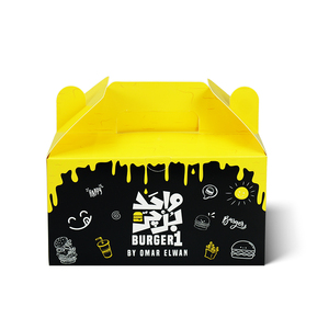 Caja de Cartón Plegable Multiusos para Comida para Llevar, Biodegradable, de Grado Alimenticio, con Asa de Papel - Product Image 4