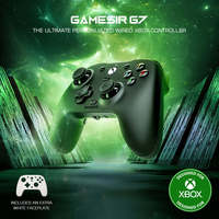 El controlador de juego con cable G7 con motor de vibración admite la serie X/S Win10/11, etc.