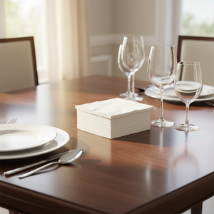 Servilletas desechables de tamaño y logotipo personalizado para restaurante, hogar, hotel, servilletas de cena, servilletas de papel impresas - Product Image 1