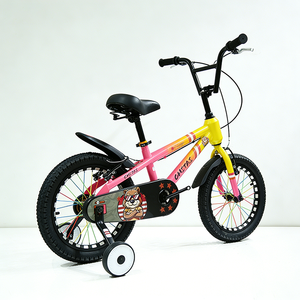 Vélo de montagne pour enfants MTBGO, 12 <span class=keywords><strong>pouces</strong></span>, 4 roues, cadre en acier, pour garçons de 2 à 7 ans, idéal pour les élèves du primaire. - Product Image 2