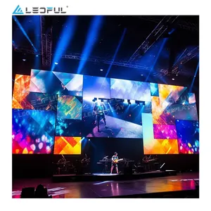 P2.6 P2.976 P3.91 Rental LED Video Wall Stage Event Background LED Panel Stage Event Background Curve Screen Pantalla Video Wall