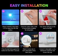 Noël extérieur Permanent avant-toit lumières Smart App musique synchronisation Module à distance LED Point Pixel lumière pour fête vacances maison décor