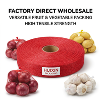 Rouleau de filet tubulaire en PEHD de 1000 m, direct usine - Sac en maille haute résistance pour l'emballage automatique de pommes de terre, tomates, ail et fruits