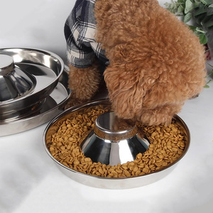 Bol en acier inoxydable pour chien, litière lente pour <span class=keywords><strong>chiot</strong></span>, bol d'eau <span class=keywords><strong>de</strong></span> <span class=keywords><strong>sevrage</strong></span>, 1 pièce - Product Image 5