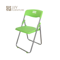 JJY-ZDY-C006 chaise pliante blanche robuste de HDPE pour l'option en gros empilable portative d'événements extérieurs