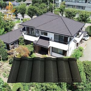 Precio de fábrica, materiales de construcción de varios colores, tejas de Metal recubiertas de piedra colorida, tejas romanas - Product Image 5