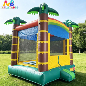 NB-BC119 Château gonflable tropical en forme de palmier pour enfants, idéal pour les fêtes en plein air, utilisation commerciale - Product Image 1