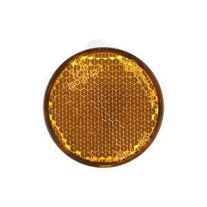Réflecteur rond jaune KuKirin A1 pour trottinette électrique Kukirin A1, autocollants réfléchissants de sécurité, accessoires de vélo - Product Image 4