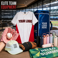 Solution d'équipement pour équipe de baseball d'élite, uniforme personnalisé avec logo du joueur, maillot, sac de baseball, casquette, ensemble de gants de performance, professionnel