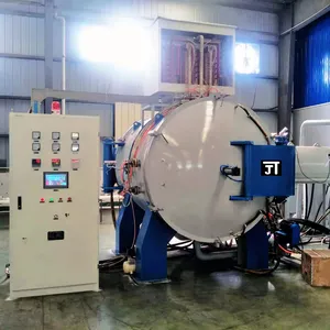 Horizontal easy to clean up industrial vacuum deposition oven