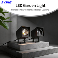 Lampe de jardin à basse tension 12V, étanche IP65, projecteur LED extérieur, éclairage décoratif carré pour jardin, lumière à piquet