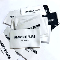 Impression de Vêtements de Luxe Étiquettes Personnalisées Habillement