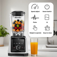 Mixeur Commercial Électrique Professionnel Robuste et Puissant Robot Culinaire Multifonctionnel pour Jus Smoothies et Broyage