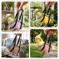 Sac de transport pour perroquet - Sac de transport universel pour oiseaux - Sac en tissu portable avec motif rayé, design respirant pour éviter les évasements