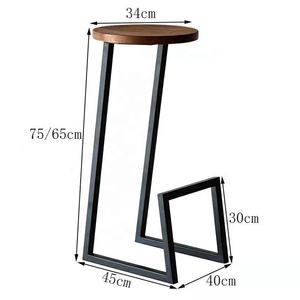 Bon <span class=keywords><strong>prix</strong></span> fer or haut pied tabouret <span class=keywords><strong>de</strong></span> Bar café chaise ronde cuisine salle à manger chaise tabouret <span class=keywords><strong>de</strong></span> Bar en métal - Product Image 6