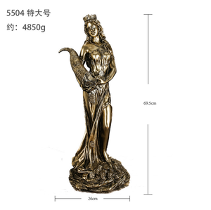 Escultura humana de alta calidad al mejor precio, escultura de Hotel para el hogar, estatua de escultura de diosa griega de la riqueza personalizada - Product Image 4
