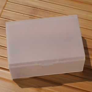 Plastic Storage Box Rectangle Solid Color Covered Eco Friendly Desktop Organizer For Cards Jewelry <b>Small</b> Items - Product Image 4