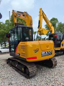 Chine SANY75 Mini pelle hydraulique 7.5 tonnes de haute précision d'occasion avec moteur Isuzu à bas prix - Product Image 3