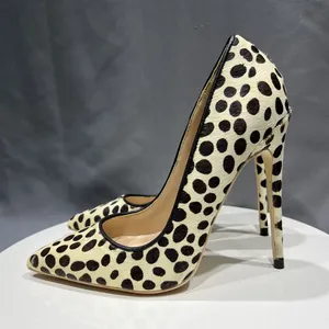 Escarpins à talons aiguilles imprimé léopard pour femme, élégants, à enfiler, antidérapants, pour l'été et les soirées - Product Image 2