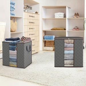 Large Capacity Classic Style Durable Eco-Friendly <b>Vacuum</b> Compression Storage <b>Bag</b> for Wardrobe Organization Clothes Blankets - Product Image 3