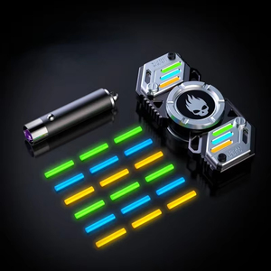 <span class=keywords><strong>Spinner</strong></span> de Mano Luminoso de Aleación, Juguete Antiestrés de Metal, Deformable, para Adultos y Niños, STAR SOLDIER - Product Image 3