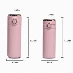 Bouteille isotherme personnalisée en gros de 400 ml, tasse thermos en acier inoxydable isolée, flacon sous vide pour thé et café avec filtre - Product Image 6