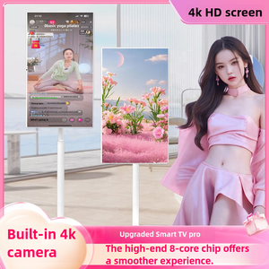 21.5/24/27/32 Inch Android OS Thông Minh Hiển Thị Tương Tác <span class=keywords><strong>TV</strong></span> Di Động Kỹ Thuật Số Đứng LCD Màn Hình Cảm Ứng <span class=keywords><strong>TV</strong></span> Di Động - Product Image 2
