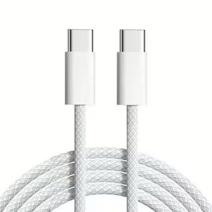 Cheap Price Nylon 60W Charger <b>Cables</b> Type C-Type C Data Transfer Braided PD <b>Cable</b> Phone <b>Cables</b> for Iphone15 16 17 - Product Image 2