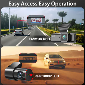 Registratore di Guida TIGER con Schermo IPS da 3,16 Pollici 4K, Dash Cam Full HD <span class=keywords><strong>per</strong></span> <span class=keywords><strong>Auto</strong></span> con Wi-Fi Integrato, GPS, ADAS, <span class=keywords><strong>Telecamera</strong></span> Anteriore e Posteriore 4K - Product Image 5