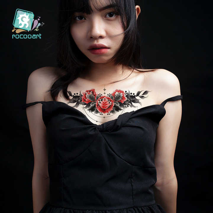 84 Different Underboob Temporary Tattoos for Women Adults