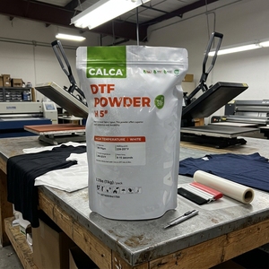Polvo de Transferencia DTF TPU CALCA H5 de 1 kg, Polvo Blanco Fino de Alta Temperatura para Impresión por Transferencia de Calor en Camisetas y Ropa - Product Image 1