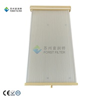 Filtre à cellules plates en polyuréthane pour collecteur de poussière de sablage OEM, filtre industriel à plaques plissées