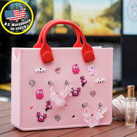 2025 tendance étanche EVA plage sac fourre-tout pour les femmes avec trous bricolage chaussure décoration épaule sac à main voyage dame sac à main